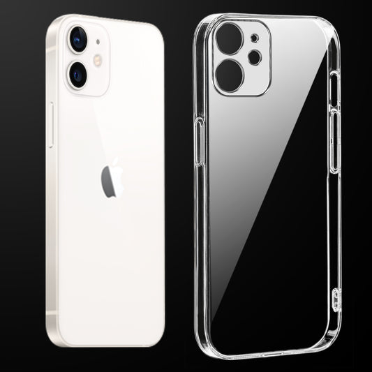 Crystal Clear Hard Back Anti-Yellowing With Camera Protection Phone Case For Apple iPhone 12 Mini