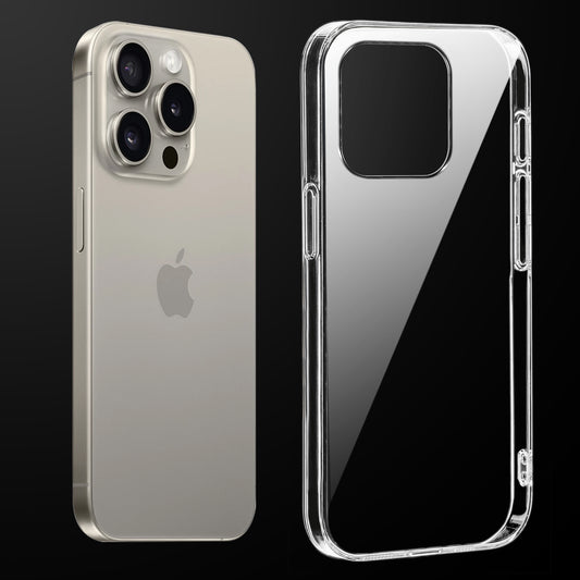 Crystal Clear Hard Back Anti-Yellowing Phone Case For Apple iPhone 15 Pro Max