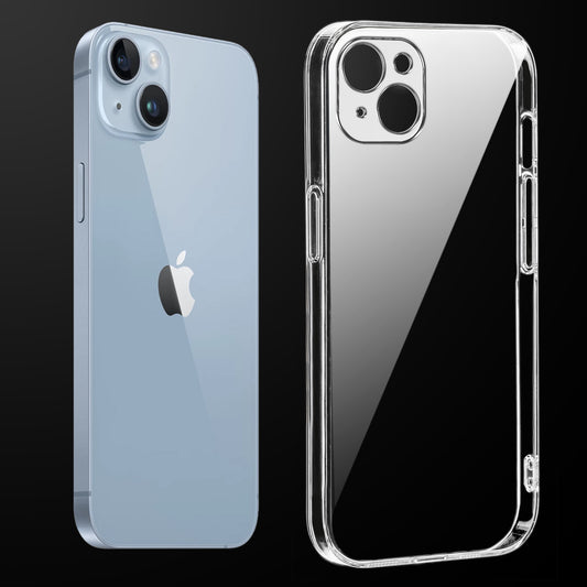 Crystal Clear Hard Back Anti-Yellowing Phone Case For Apple iPhone 15 Plus