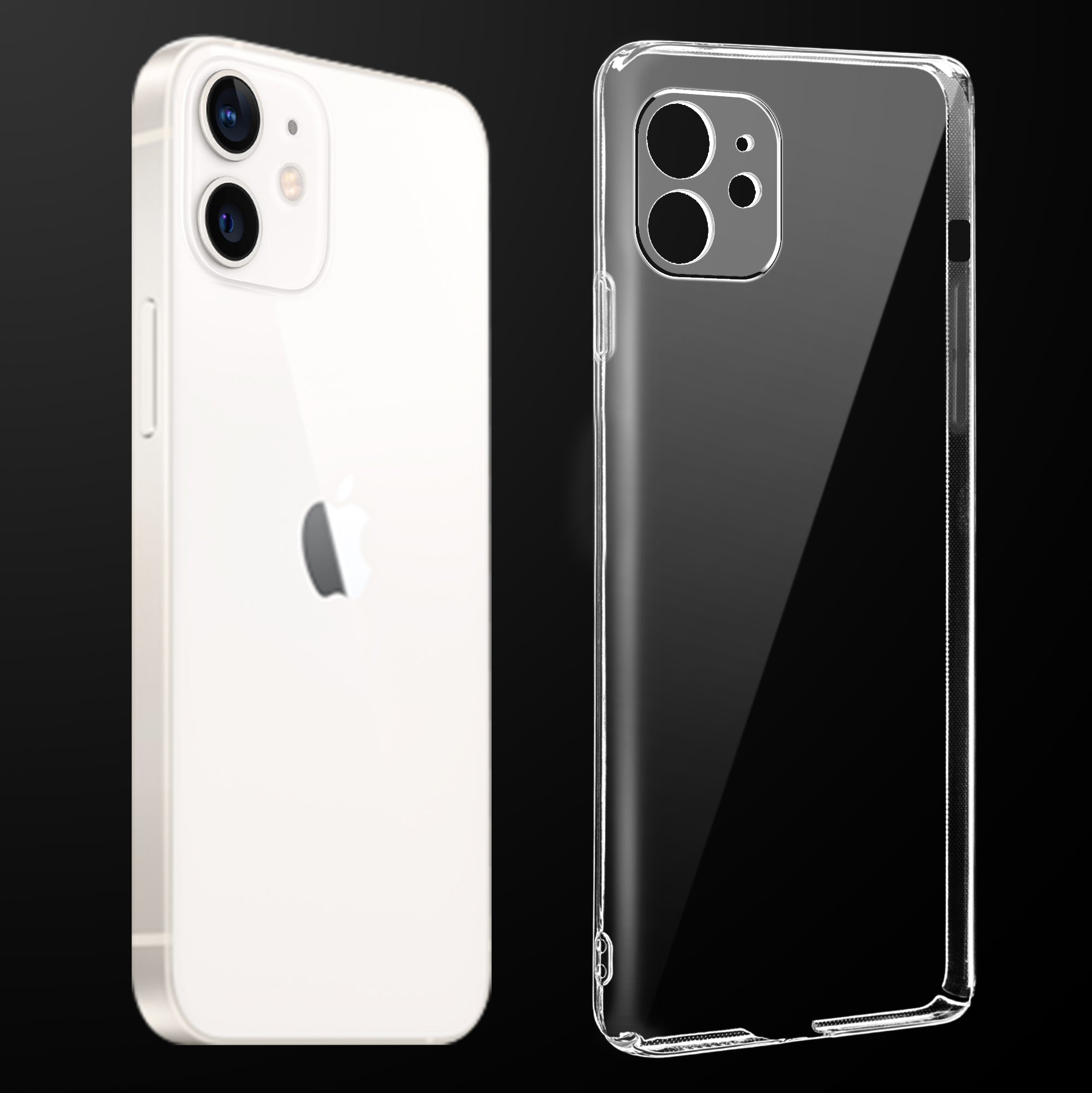 Crystal Clear Hard Back Anti-Yellowing With Camera Protection Phone Case For Apple iPhone 11
