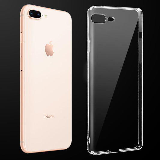 Crystal Clear Hard Back Anti-Yellowing With Camera Protection Phone Case For Apple iPhone 8 Plus