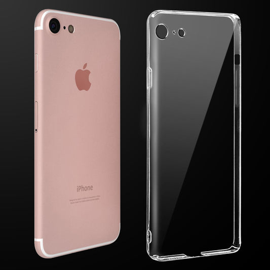Crystal Clear Hard Back Anti-Yellowing With Camera Protection Phone Case For Apple iPhone 8