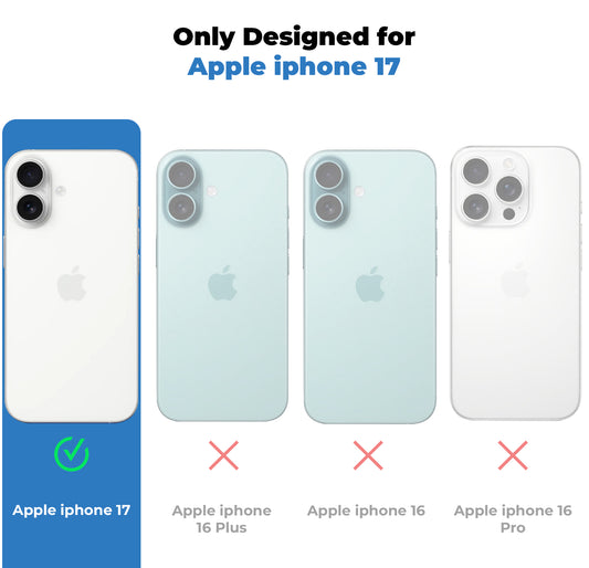 Luxury PU Leather Hard Back Case for Apple iPhone 17, With Micro-Fiber Cloth inside, MagSafe Compatible