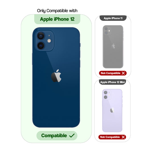 Anti-Yellow Scratch Resistant Case Support Wireless Charging Back Cover For Apple iPhone 12