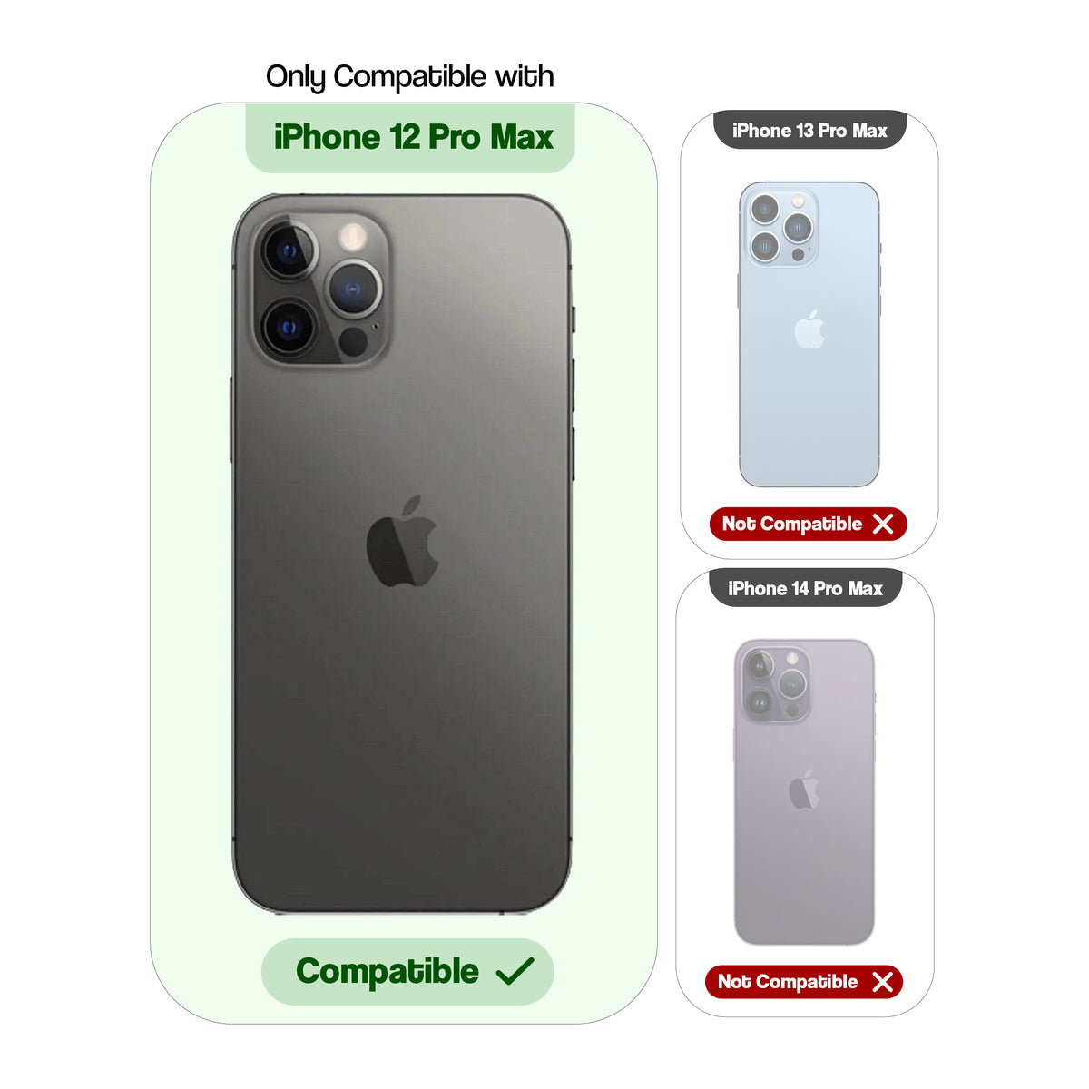 Frosted Sleek Matte Wireless Charging Support Back Cover Case For Apple iPhone 12 Pro Max With Raised Camera Protection