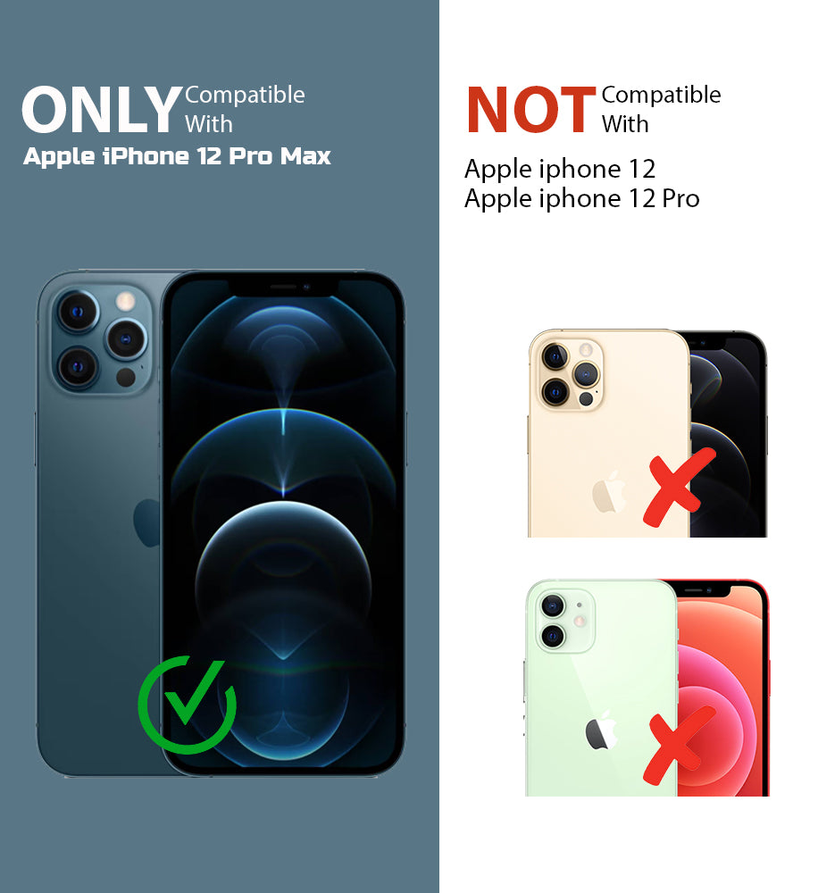 Slim Matte Wireless Charging Support Back Cover for Apple iPhone 12 Pro Max