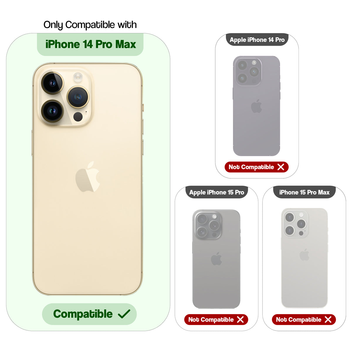 Frosted Sleek Matte Wireless Charging Support Back Cover Case For Apple iPhone 14 Pro Max With Raised Camera Protection