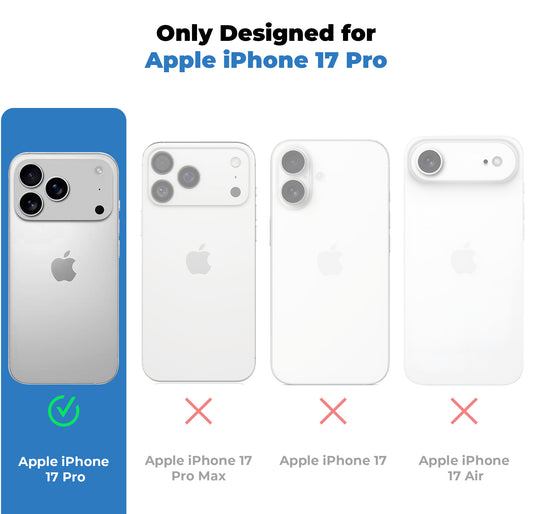 Silicone Grip Clear Case Ring Holder Kickstand For Apple iPhone 17 Pro