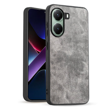 Denim Jeans Cloth Back Cover Case for Poco X7 Pro 5G