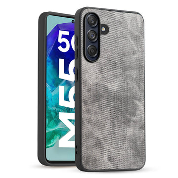 Classic Denim Finish Back Case for Samsung M55 5G