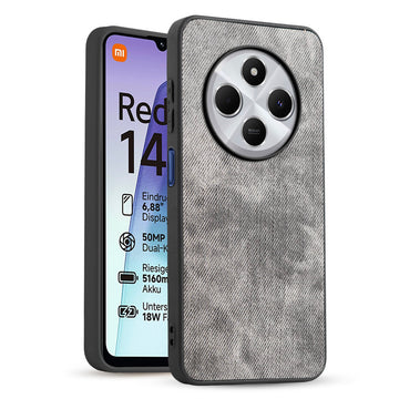 Classic Denim Finish Back Case for Redmi 14C 5G