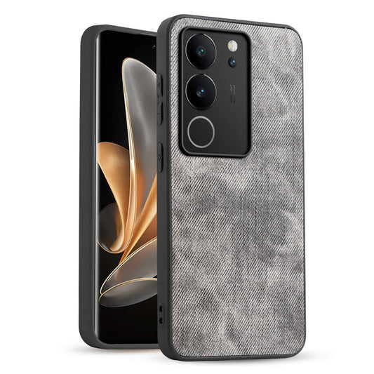 Classic Denim Finish Back Case for Vivo V29 5G