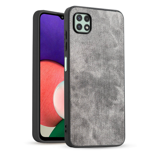 Classic Denim Finish Back Case for Samsung A22 5G