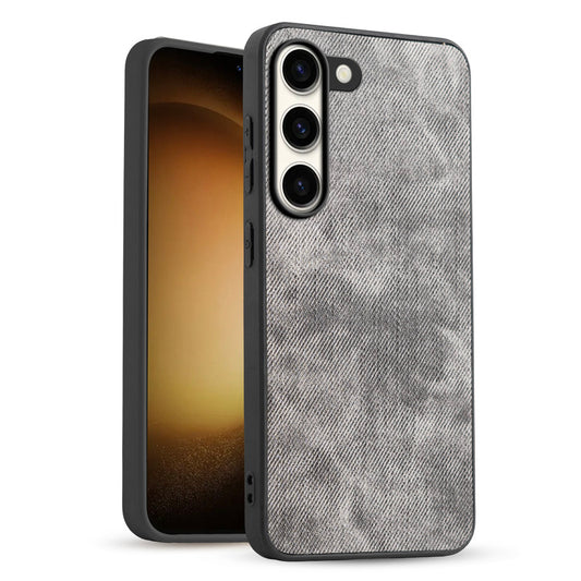 Classic Denim Finish Back Case for Samsung S23 5G with Raised Camera Edges & Micro-Fiber Lining
