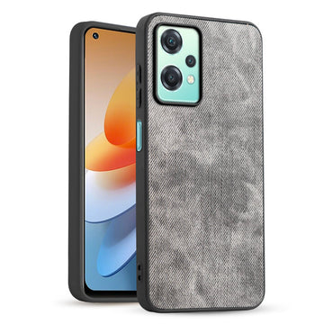 Classic Denim Finish Back Case for OnePlus Nord CE 2 Lite 5G with Raised Camera Edges & Micro-Fiber Lining