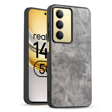 Classic Denim Finish Back Case for Realme 14x 5G