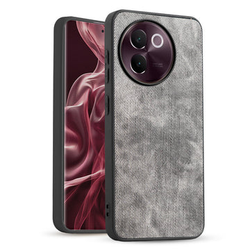 Classic Denim Finish Back Case for Vivo V30e 5G with Raised Camera Edges & Micro-Fiber Lining