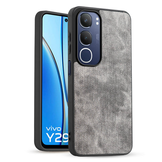 Classic Denim Finish Back Case for Vivo Y29 5G