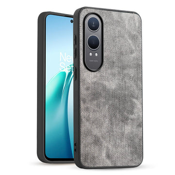 Classic Denim Finish Back Case for OnePlus Nord CE 4 Lite 5G with Raised Camera Edges & Micro-Fiber Lining