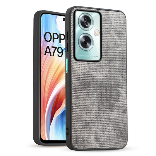 Classic Denim Finish Back Case for Oppo A79 5G