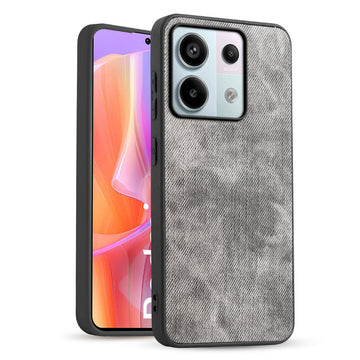 Classic Denim Finish Back Case for Redmi Note 13 Pro 5G with Raised Camera Edges & Micro-Fiber Lining