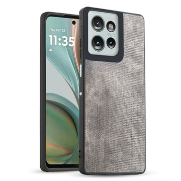 Classic Denim Finish Back Case for Motorola G75 5G