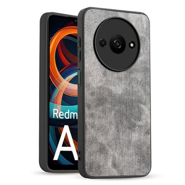 Classic Denim Finish Back Case for Redmi A3 2024