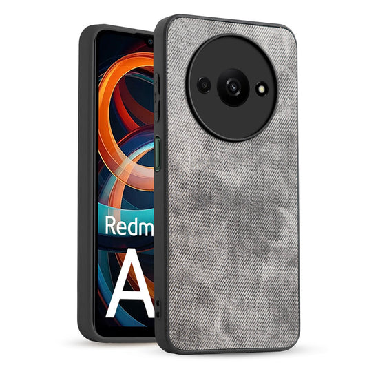 Classic Denim Finish Back Case for Redmi A3 2024