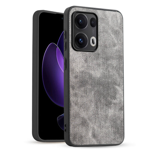 Classic Denim Finish Back Case for Oppo Reno 13 Pro 5G