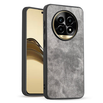 Classic Denim Finish Back Case for Realme 14 Pro Lite 5G with Raised Camera Edges & Micro-Fiber Lining