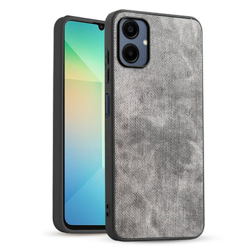 Classic Denim Finish Back Case for Samsung A06 5G with Raised Camera Edges & Micro-Fiber Lining