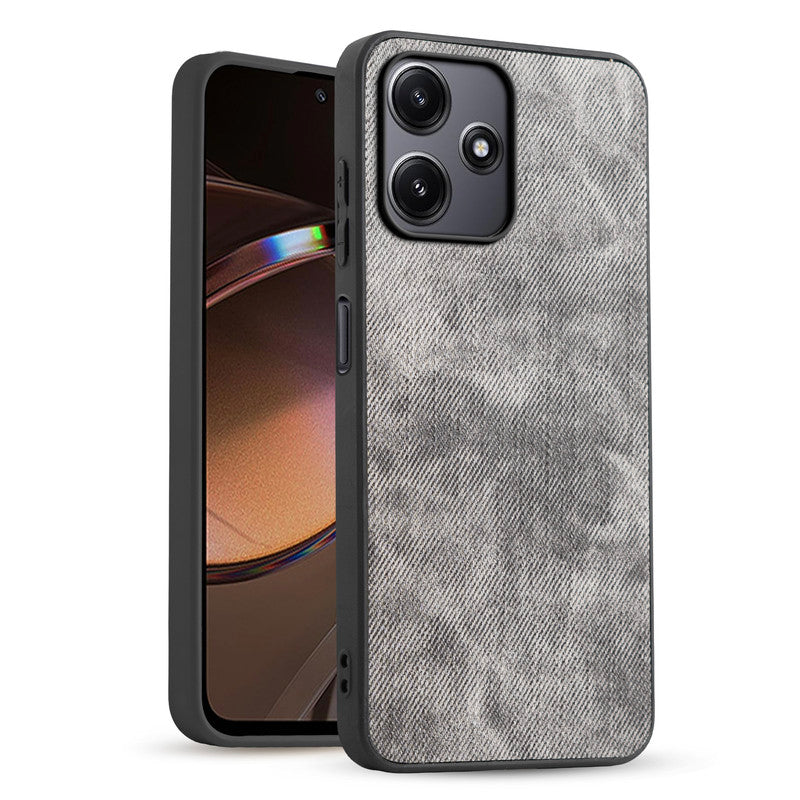 Classic Denim Finish Back Case for Redmi 12 5G