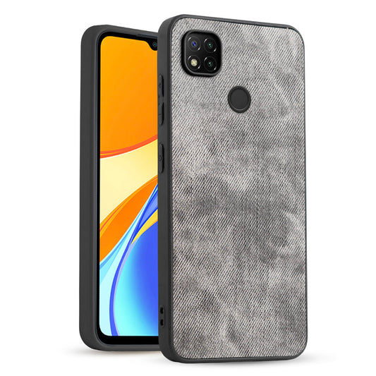 Classic Denim Finish Back Case for Redmi 9C