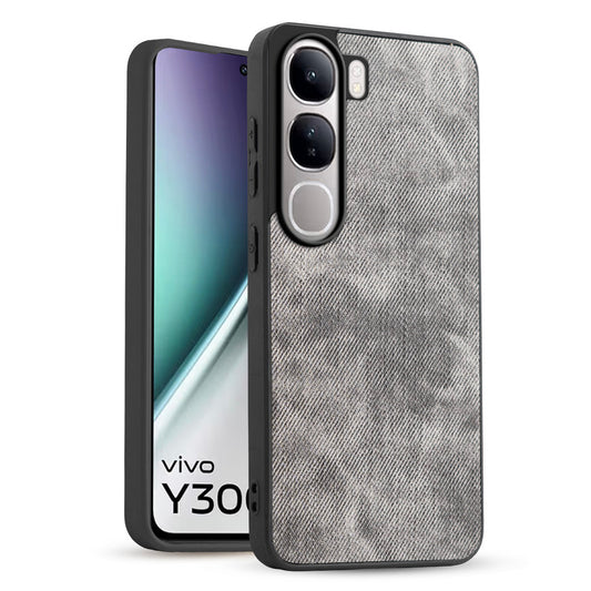 Classic Denim Finish Back Case for Vivo Y300 5G