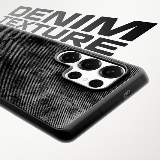 Classic Denim Finish Back Case for Samsung S24 Ultra 5G with Raised Camera Edges & Micro-Fiber Lining