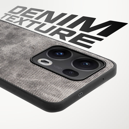 Classic Denim Finish Back Case for Oppo Reno 13 Pro 5G