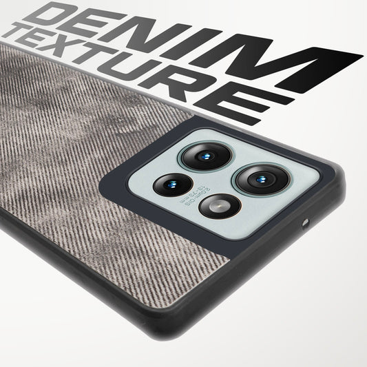 Classic Denim Finish Back Case for Motorola G75 5G
