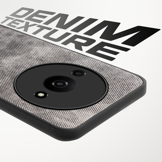 Classic Denim Finish Back Case for Redmi A3 2024