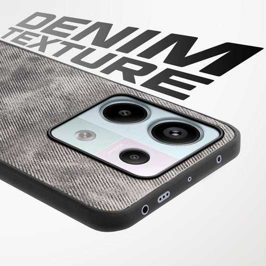 Classic Denim Finish Back Case for Redmi Note 13 Pro 5G