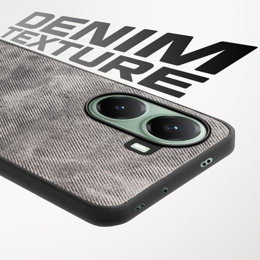 Denim Jeans Cloth Back Cover Case for Poco X7 Pro 5G