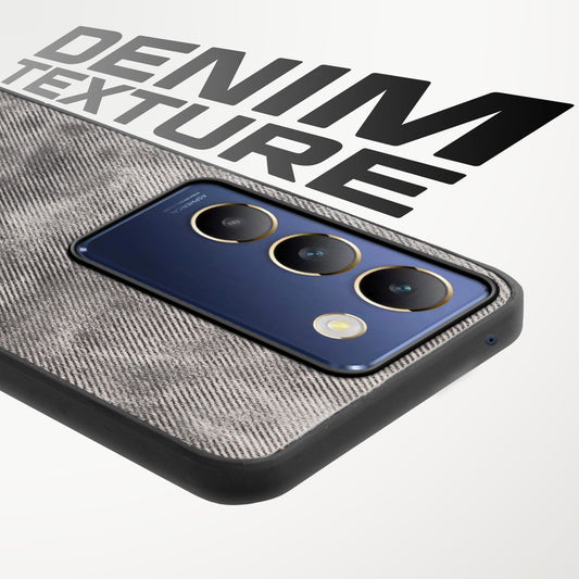 Classic Denim Finish Back Case for Vivo Y200e 5G