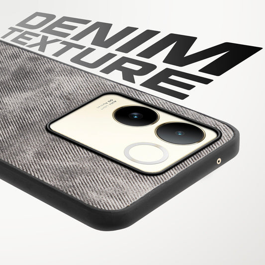 Classic Denim Finish Back Case for Vivo T2 Pro 5G