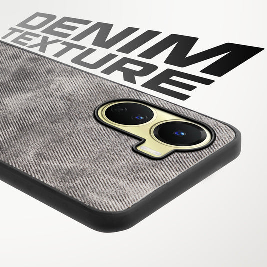 Classic Denim Finish Back Case for Vivo Y16