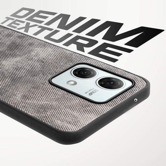 Classic Denim Finish Back Case for Motorola Moto G84 5G with Raised Camera Edges & Micro-Fiber Lining