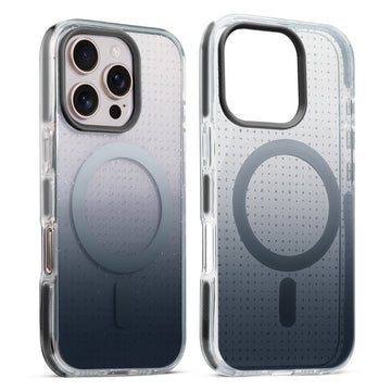 Stunning Dual Shade Starry MagSafe Hard Back Case for Apple iPhone 16 Pro with Colourful Raised Camera Edges