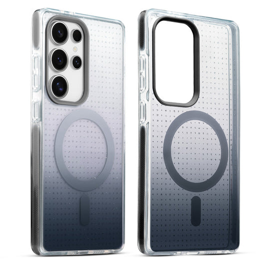 Stunning Dual Shade Starry MagSafe Hard Back Case for Samsung S23 Ultra 5G with Colourful Raised Camera Edges