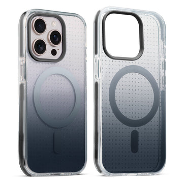 Stunning Dual Shade Starry MagSafe Hard Back Case for Apple iPhone 14 Pro Max with Colourful Raised Camera Edges