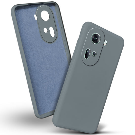 Premium Matte Silicone Back Cover for Oppo Reno 11 5G