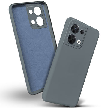 Premium Matte Silicone Back Cover for Oppo Reno 8 5G