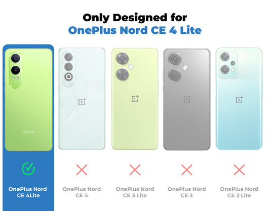 Premium Matte Silicone Back Cover for OnePlus Nord CE 4 Lite 5G